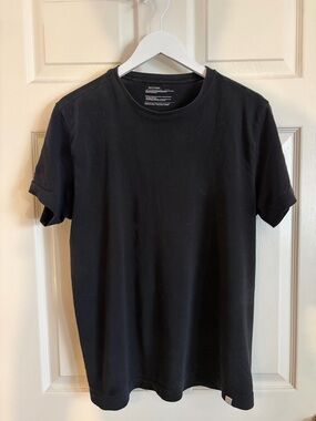 Ministry of Supply Black Short Sleeve Crew Tee